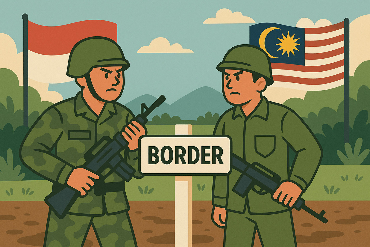 Konfrontasi Indonesia-Malaysia dan Sempadan Negara